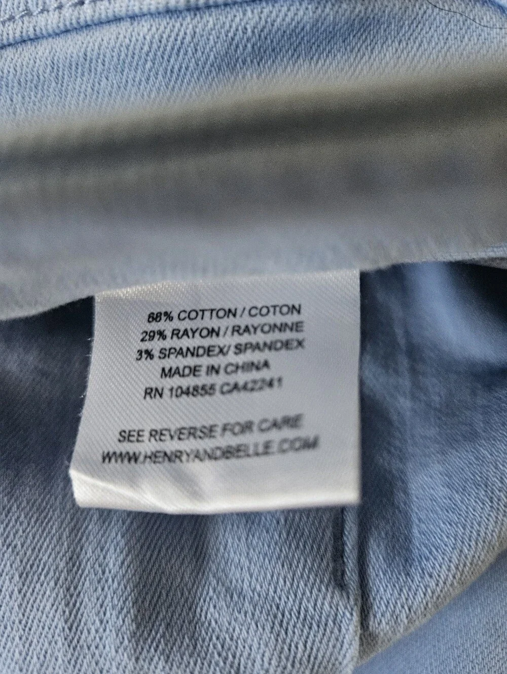 Lily Ryan Light Blue Women's Pants Size 30 - Picture 4 of 7